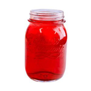 Agua de jamaica de a medio