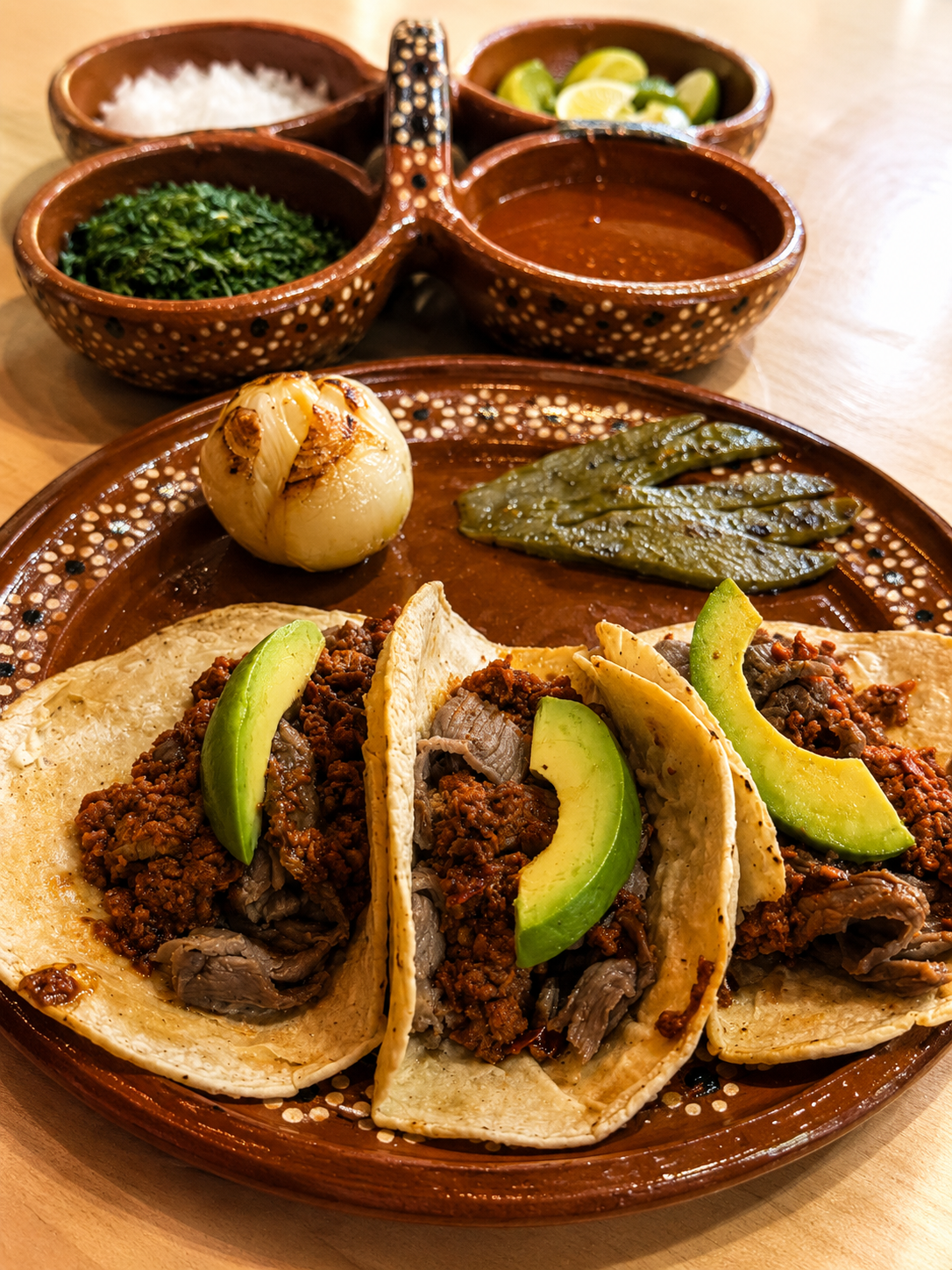 Orden de 3 Tacos de cecina con longaniza [CAMPECHANO]]